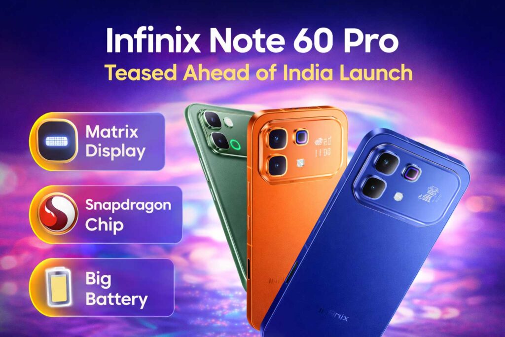 Infinix Note 60 Pro Teased With Matrix Display Ahead of India Launch ...