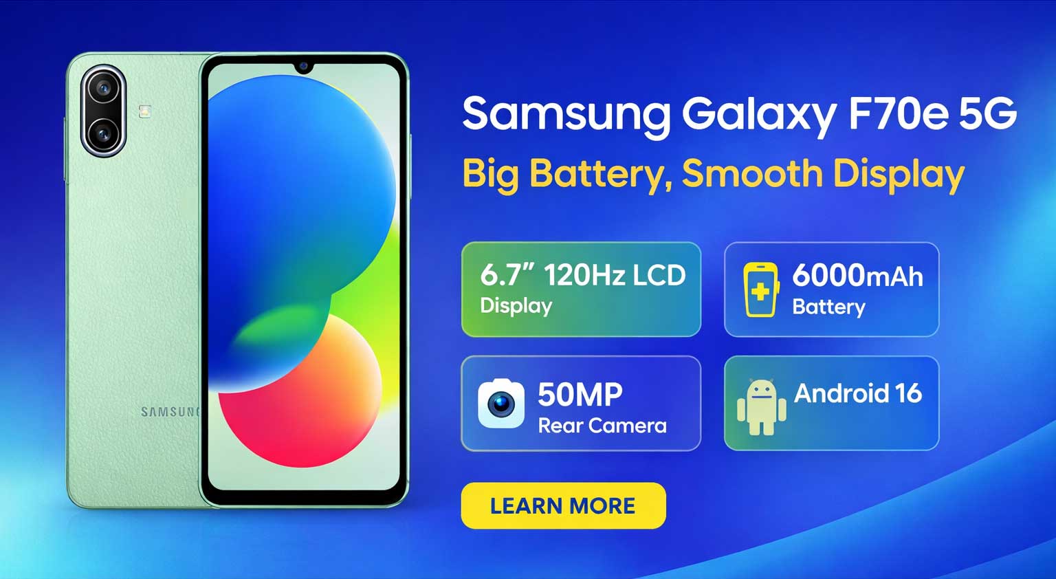 Samsung Galaxy F70e 5G