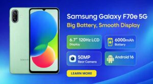 Samsung Galaxy F70e 5G