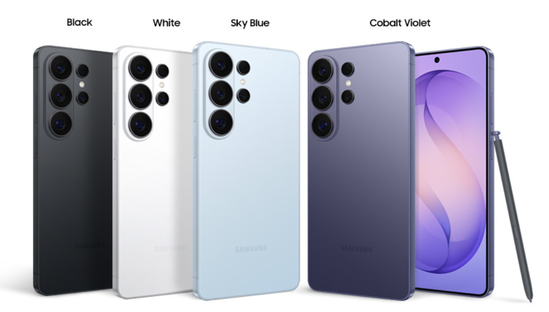 Samsung Galaxy S26 Ultra with All colors